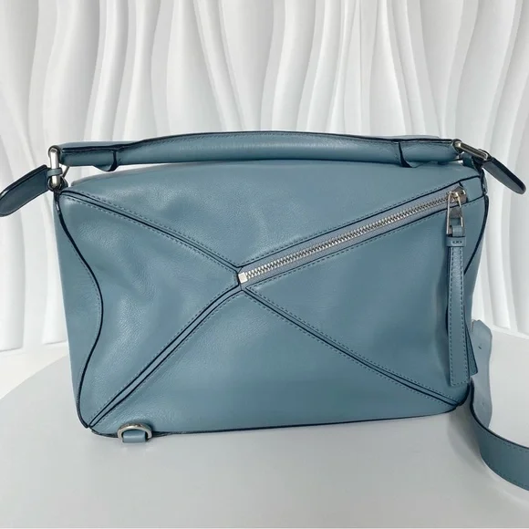 Loewe Medium Puzzle Bag 2way Leather Handbag - Picture 6 of 11